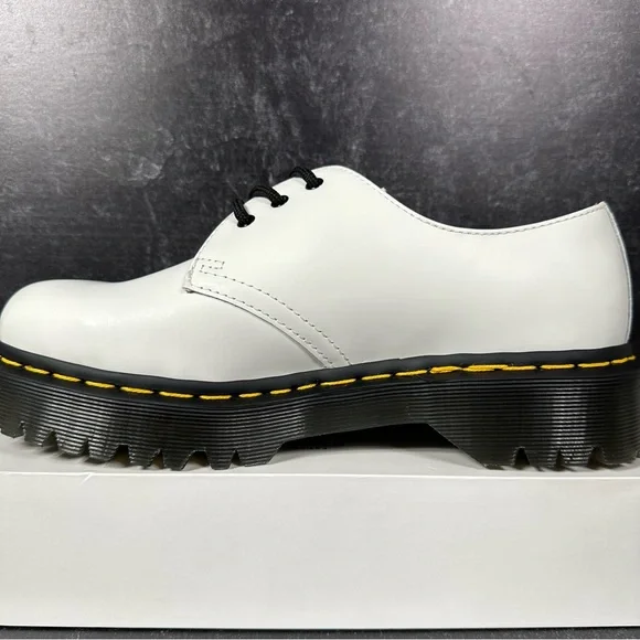 DR DOC MARTENS 1461 BEX SMOOTH LEATHER OXFORD WOMENS SHOES SIZE 8 3 EYE NEW - Picture 8 of 10